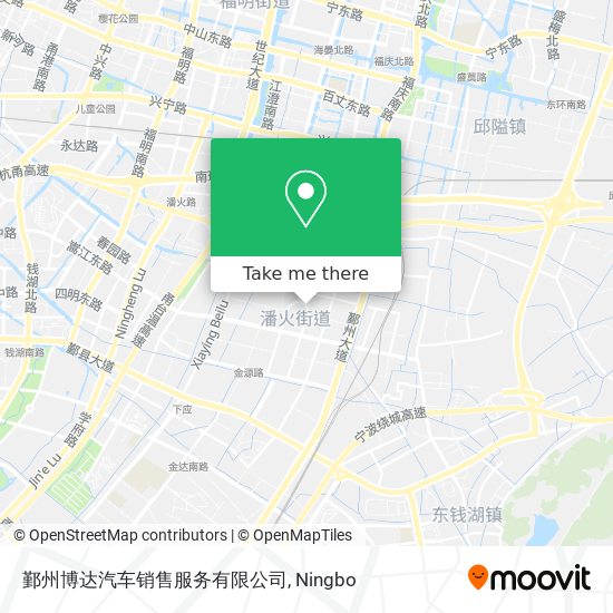 鄞州博达汽车销售服务有限公司 map