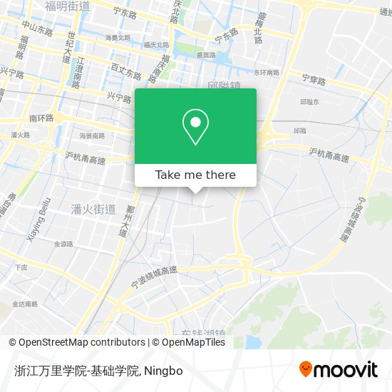 浙江万里学院-基础学院 map