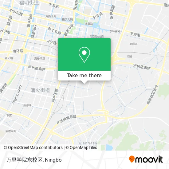 万里学院东校区 map