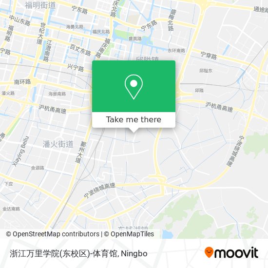 浙江万里学院(东校区)-体育馆 map