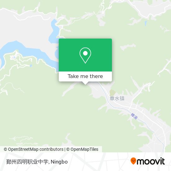 鄞州四明职业中学 map