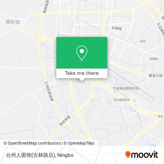台州人面馆(古林路店) map