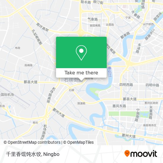千里香馄饨水饺 map