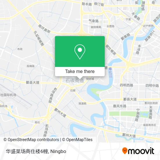 华盛菜场商住楼6幢 map