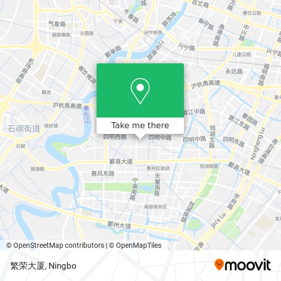 繁荣大厦 map