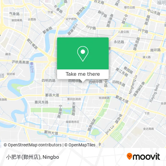 小肥羊(鄞州店) map