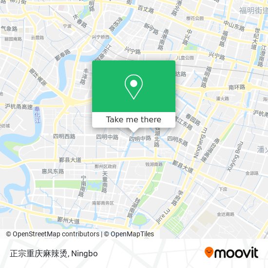 正宗重庆麻辣烫 map