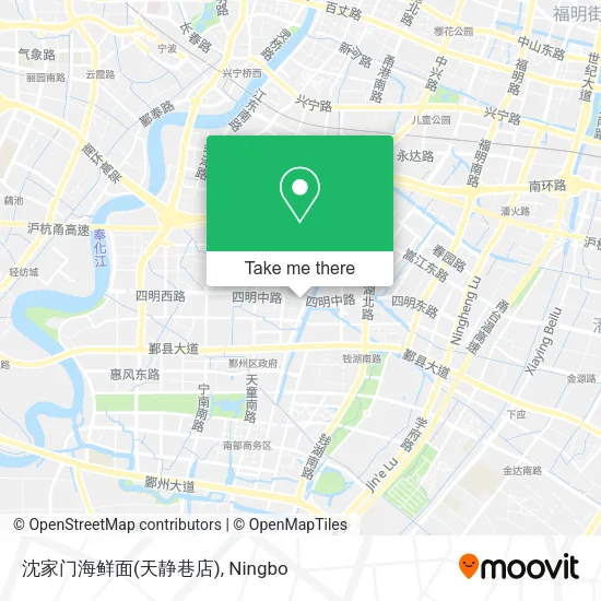 沈家门海鲜面(天静巷店) map