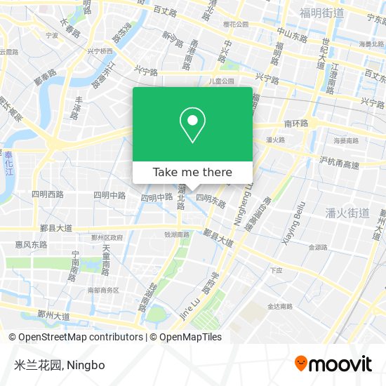 米兰花园 map