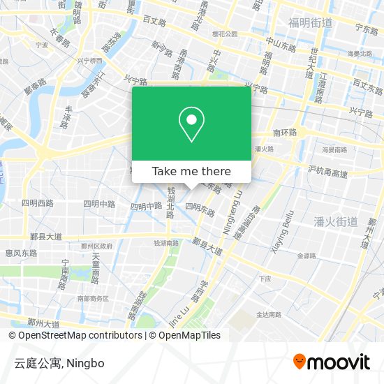 云庭公寓 map