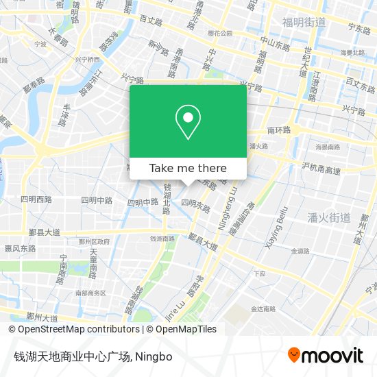 钱湖天地商业中心广场 map