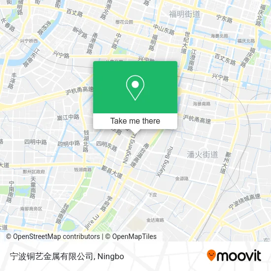 宁波铜艺金属有限公司 map