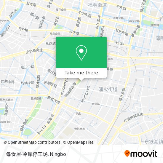 每食屋-冷库停车场 map