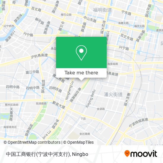 中国工商银行(宁波中河支行) map