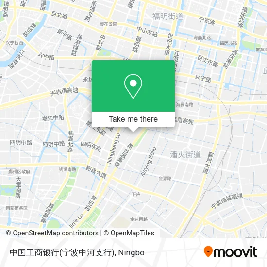 中国工商银行(宁波中河支行) map