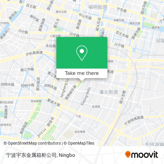 宁波宇东金属箱柜公司 map
