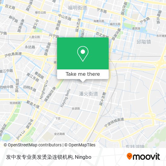 发中发专业美发烫染连锁机构 map
