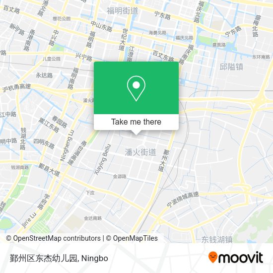 鄞州区东杰幼儿园 map