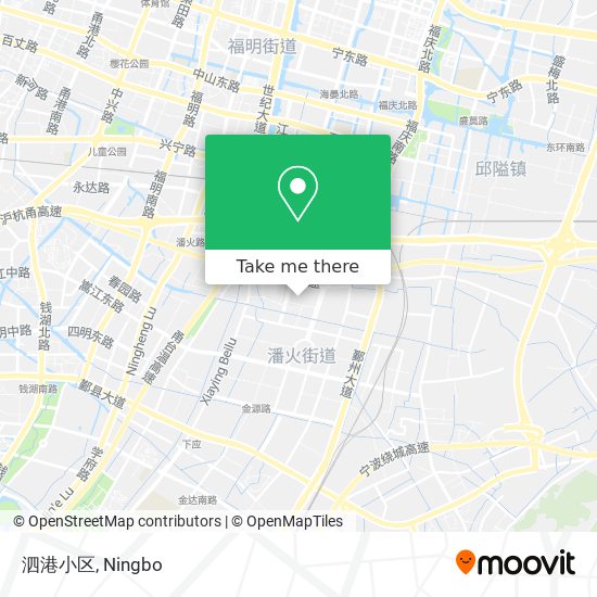 泗港小区 map