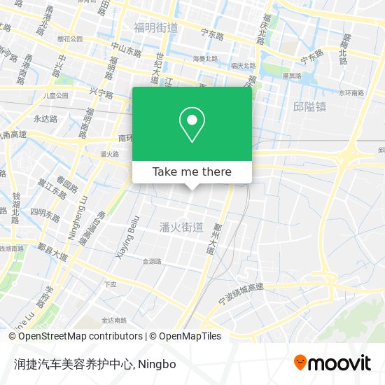 润捷汽车美容养护中心 map