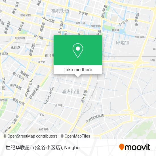 世纪华联超市(金谷小区店) map