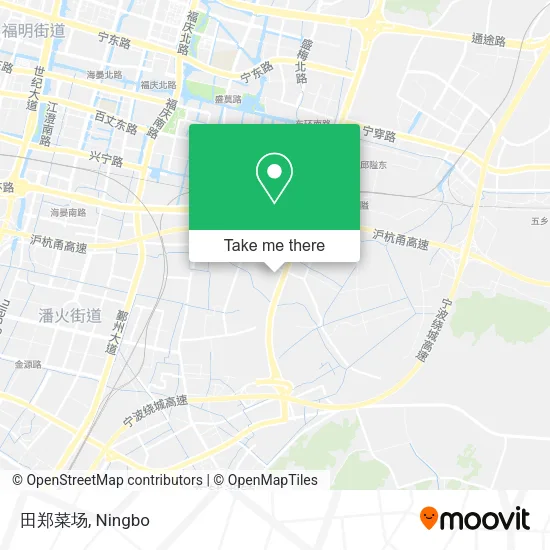田郑菜场 map