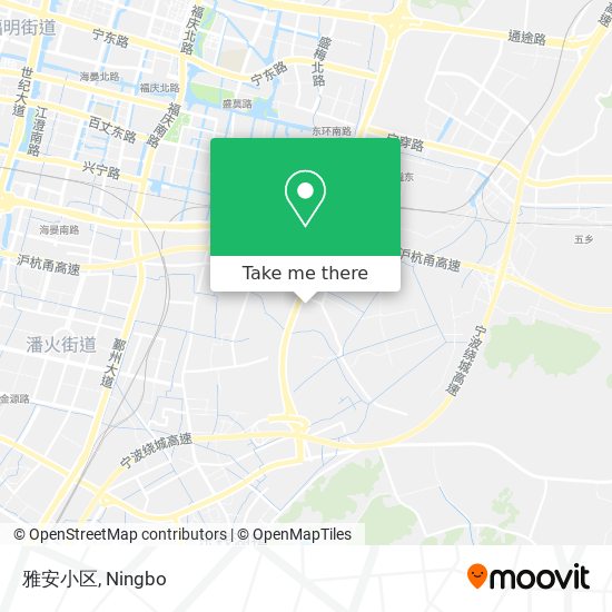 雅安小区 map