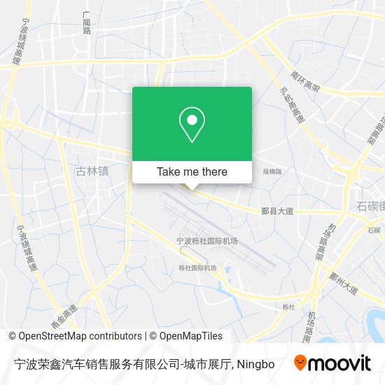 宁波荣鑫汽车销售服务有限公司-城市展厅 map