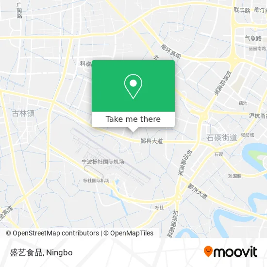 盛艺食品 map