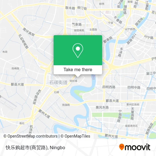快乐购超市(商贸路) map