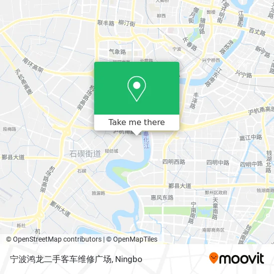 宁波鸿龙二手客车维修广场 map