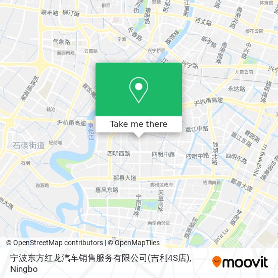 宁波东方红龙汽车销售服务有限公司(吉利4S店) map