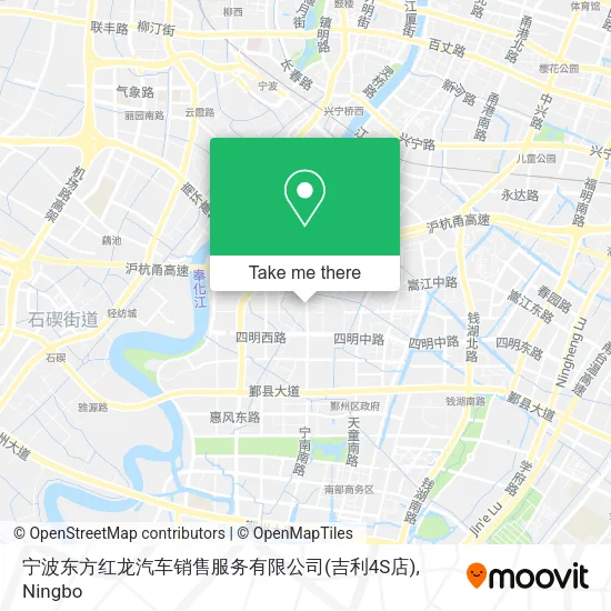 宁波东方红龙汽车销售服务有限公司(吉利4S店) map