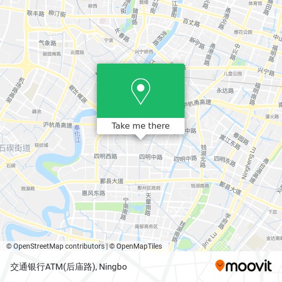 交通银行ATM(后庙路) map