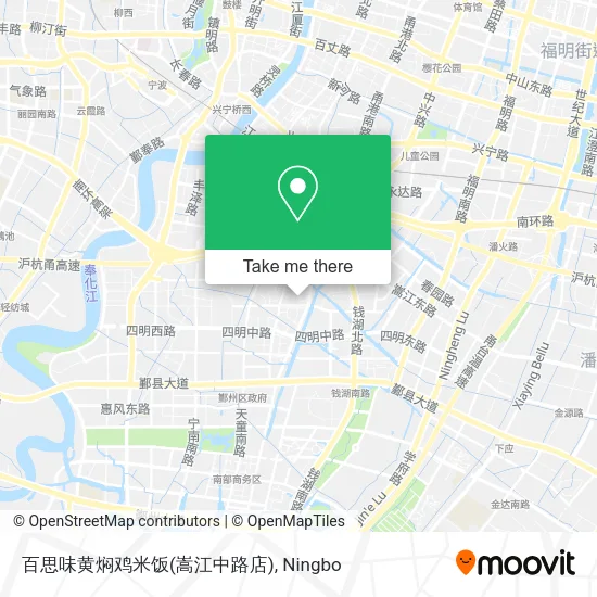 百思味黄焖鸡米饭(嵩江中路店) map
