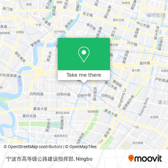 宁波市高等级公路建设指挥部 map