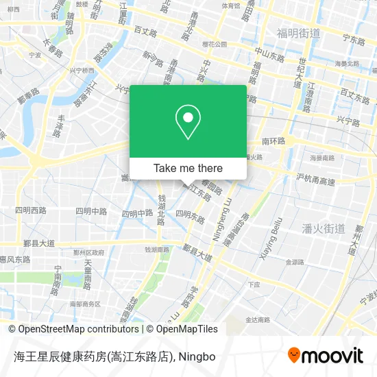 海王星辰健康药房(嵩江东路店) map