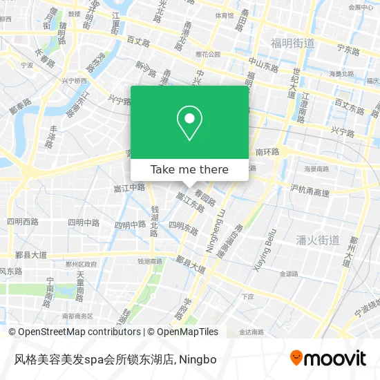 风格美容美发spa会所锁东湖店 map