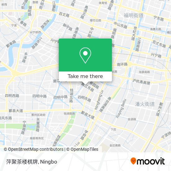 萍聚茶楼棋牌 map