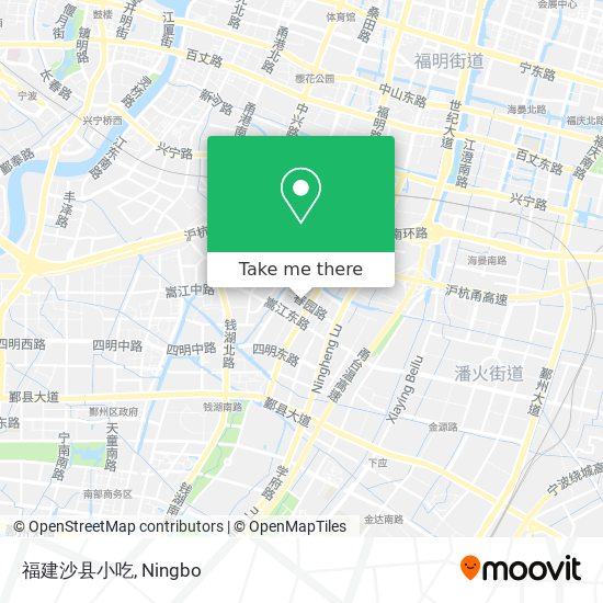 福建沙县小吃 map