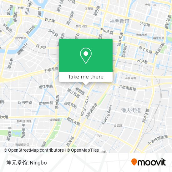 坤元拳馆 map