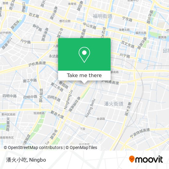 潘火小吃 map