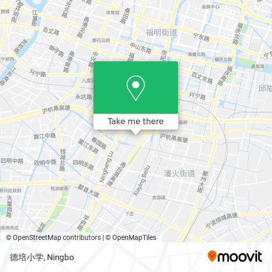 德培小学 map