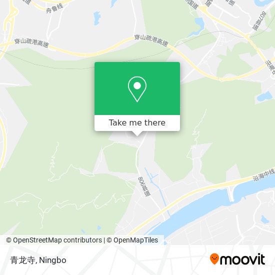 青龙寺 map