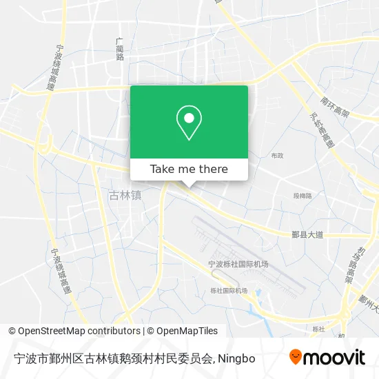 宁波市鄞州区古林镇鹅颈村村民委员会 map