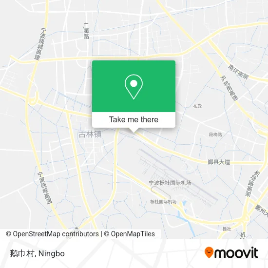 鹅巾村 map