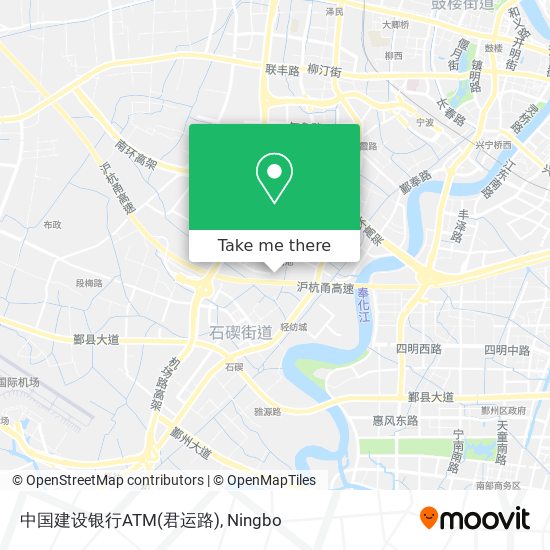 中国建设银行ATM(君运路) map