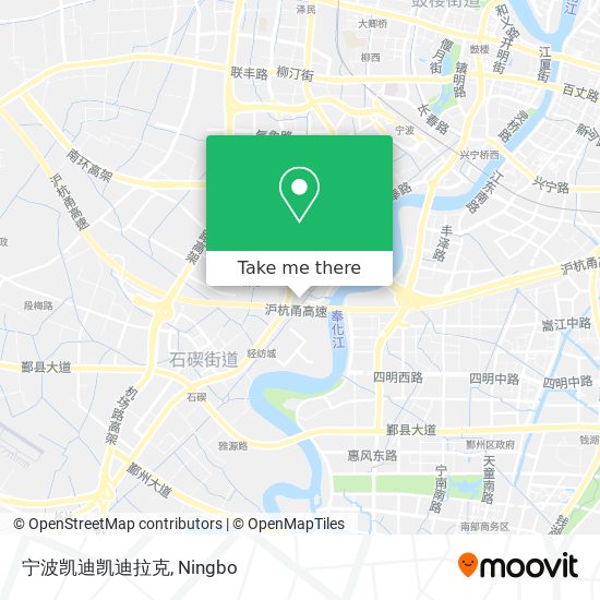 宁波凯迪凯迪拉克 map