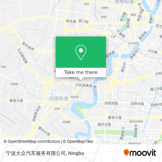 宁波大众汽车服务有限公司 map