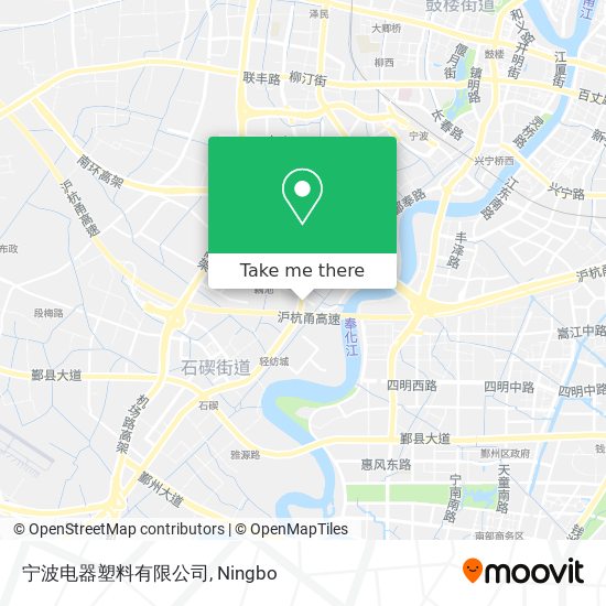 宁波电器塑料有限公司 map